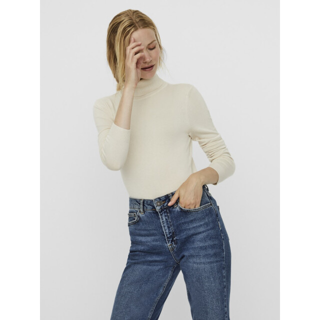 Vero Moda Vmglory ls rollneck blouse ga noos ecru 4219.03.0052 large