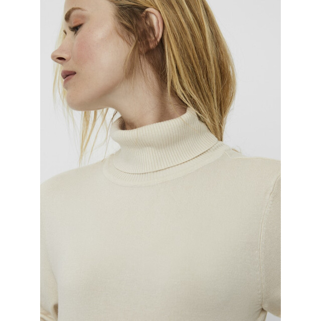Vero Moda Vmglory ls rollneck blouse ga noos ecru 4219.03.0052 large