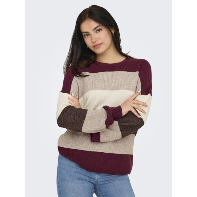 Only Onlatia ls stripe pullover knt noos dessin 4219.49.0024 large