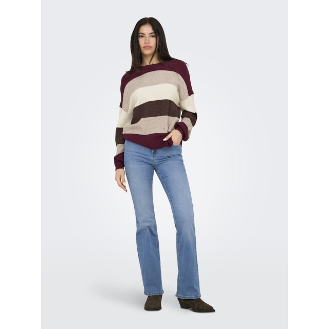 Only Onlatia ls stripe pullover knt noos dessin 4219.49.0024 large