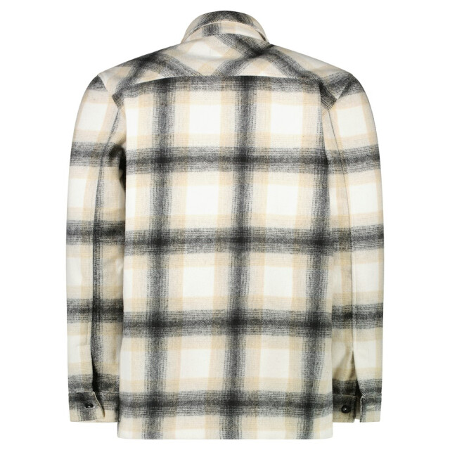 Cars Mitzel sw shirt check white ecru dessin 5309.08.0005 large