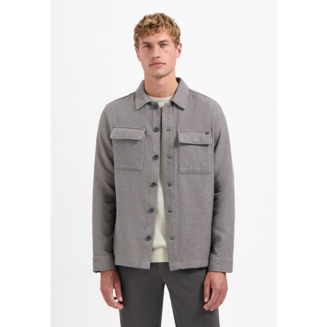 No Excess Overshirt full button stretch melee 5309.87.0007 large