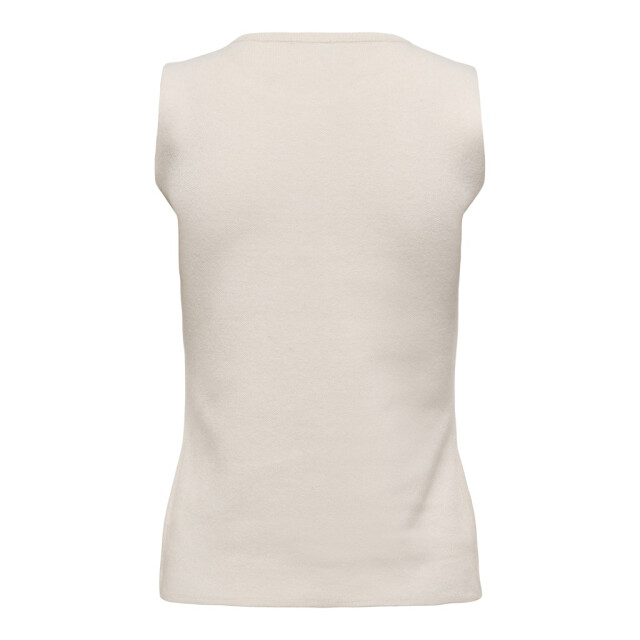 Jacqueline de Yong Jdyprime life sl on fitted vest knt ecru 4259.03.0008 large
