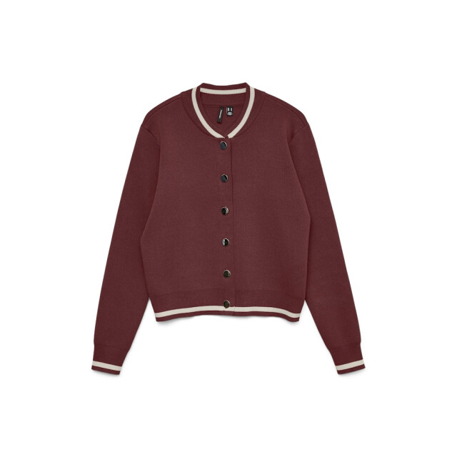 Vero Moda Vmevelijn ls bomber knit cardigan exp bordeaux 4279.47.0006 large