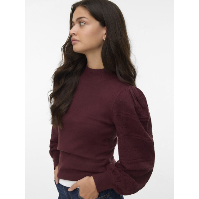 Vero Moda Vmnewlimone ls highneck pullover boo fuchsia 4219.56.0025 large