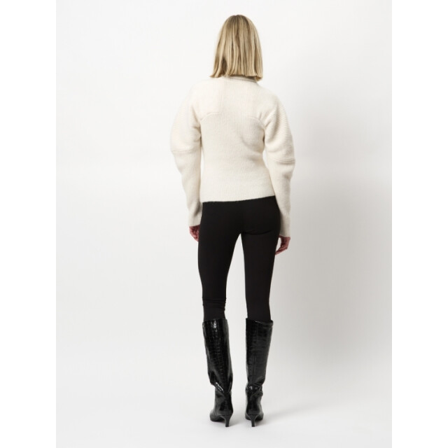 Dante 6 D6 rye pleated sweater D6 Rye Pleated Sweater/1374 Oatmeal Cream large