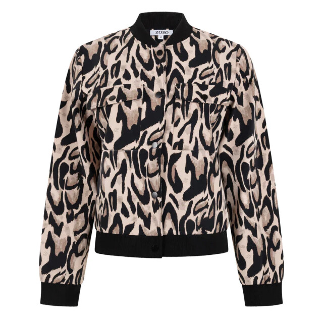 Zoso Travel jacket amanda back greige 245Amanda large