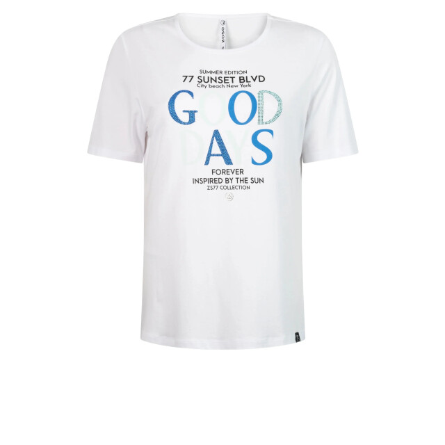 Zoso T-shirt sunset print white strong 242SUNSET large