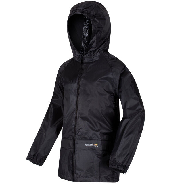 Regatta Geweldige outdoor kinder stormbreak waterbestendige jas UTRG1235_black large