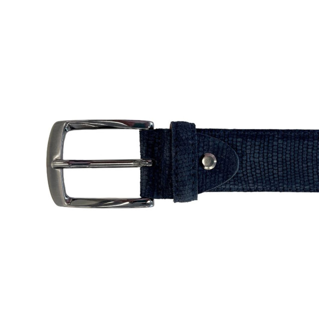 Rehab 8842253401-belt suede lizzard 8100-darkblue 8842253401-Belt Suede Lizzard large