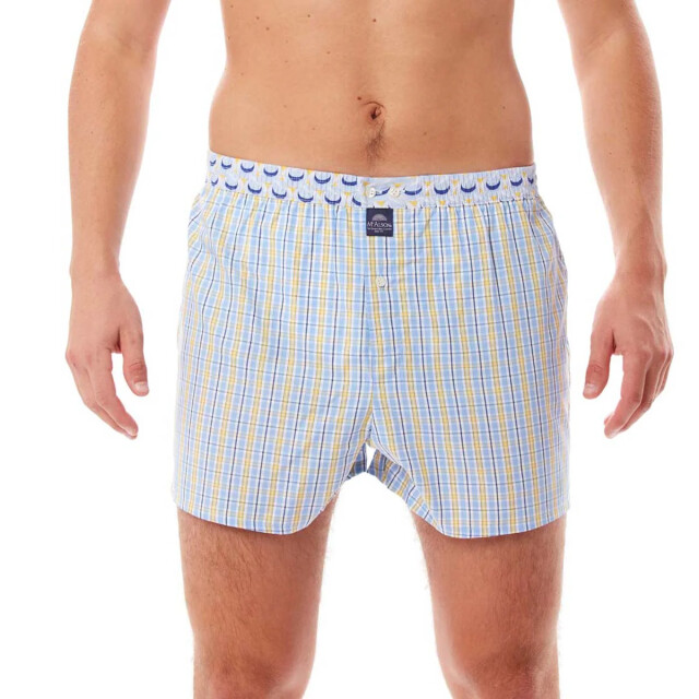 Mc Alson Checkered yellow & blue M4307 large