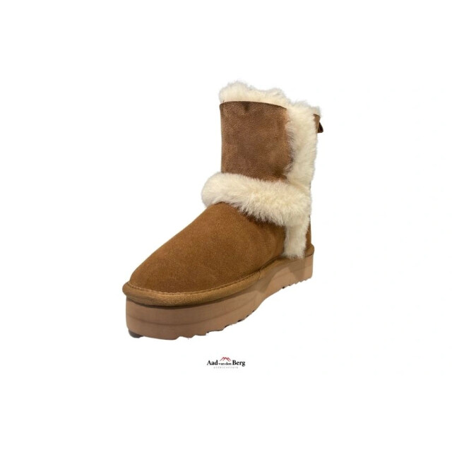 Warmbat Damesschoenen enkellaarsjes Kangaroo women large