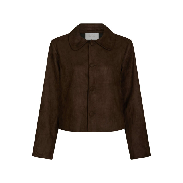 Neo Noir nilo faux suede jacket 165954 676 dark brown 06111.870.0004 large