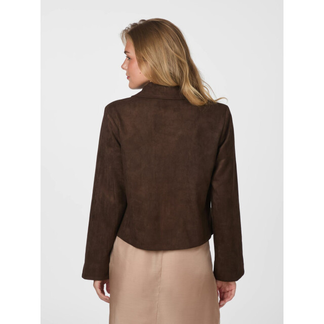 Neo Noir nilo faux suede jacket 165954 676 dark brown 06111.870.0004 large