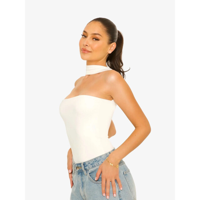 LA Sisters Dames body choker 1829-WHITE large