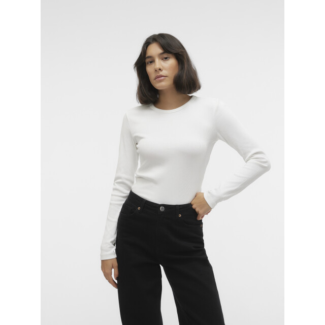 Vero Moda vmchloe ls short top ga jrs noos 10306897 snow white 06615.112.0038 large