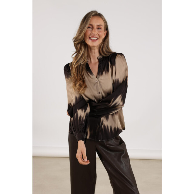 Nukus lizzy nkf02074 304 sand/dark chocolate 06615.849.0009 large