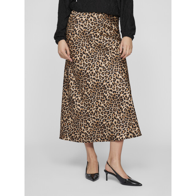 Vila viellette hw midi skirt noos 14084182 caramel 06415.830.0001 large