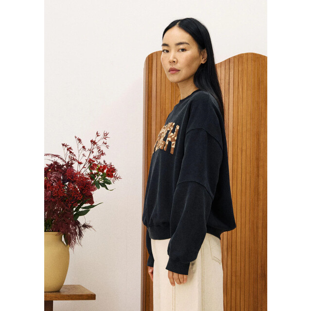 FRNCH Lime sweater opdruk 9610306322760 large
