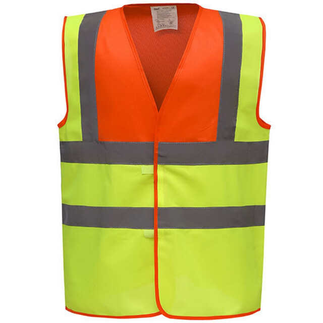 Yoko Heren high-vis veiligheidsvest UTLT6046_orangehivisyellow large