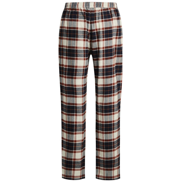 Jack & Jones Heren pyjamabroek flanel lange pijpen jacrimon pants geruit 12182711-Cloud Dancer large