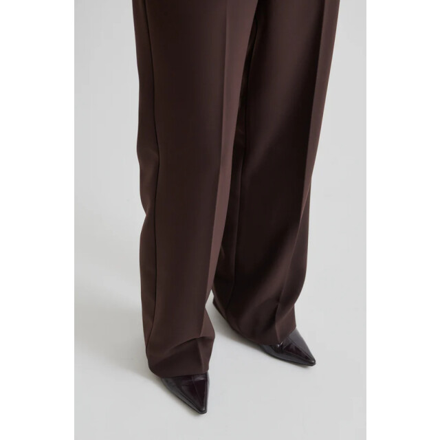 Second Female pant fique classic trouser 6021 chocolate plu 06541.880.0022 large