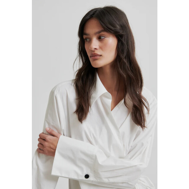 Second Female blouse lm noova wrap shirt 1001 white 06615.100.0249 large