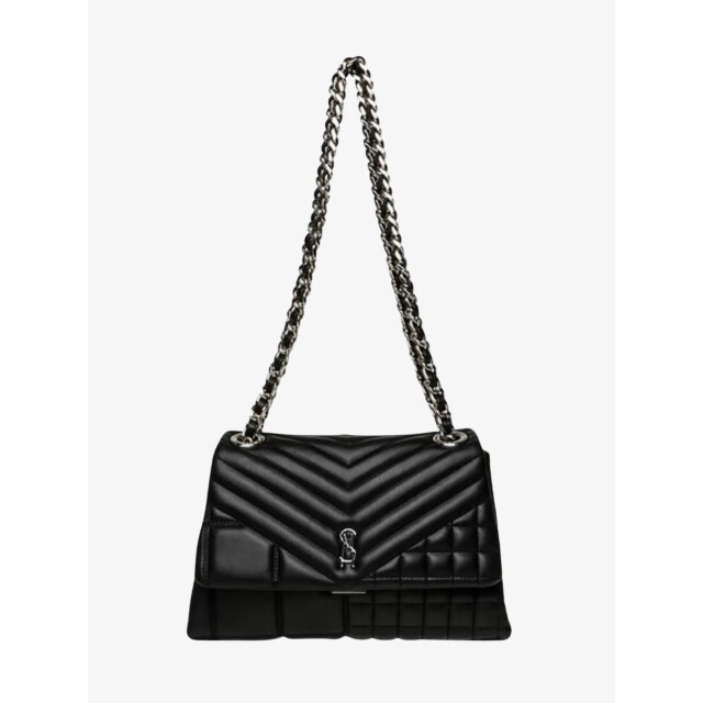 Steve Madden Dames tas bvolt-q zwart zilver SM13001813-BSL large