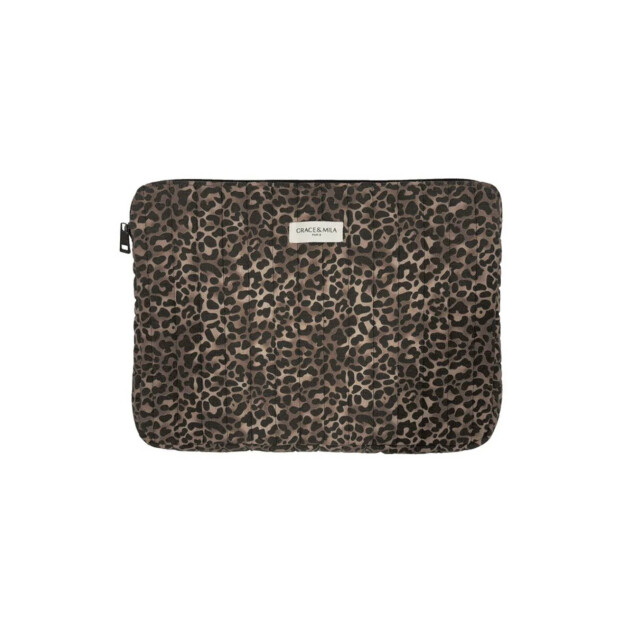 Grace & Mila Sherry laptop tas leopard 9604818633032 large