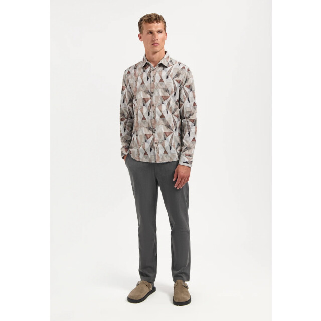 No Excess Heren overhemd 29430923 044 taupe NoExcess Overhemd 29430923 044Taupe large
