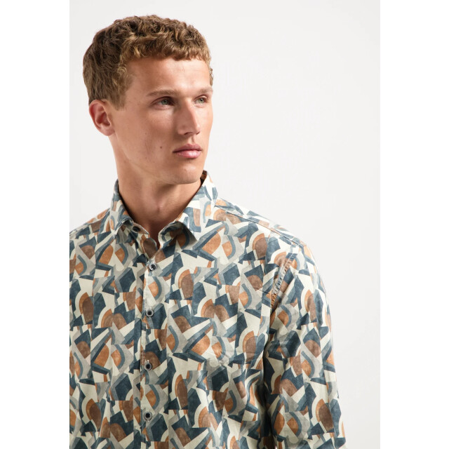 No Excess Heren overhemd 29400937 078 night NoExcess Overhemd 29400937 078Night large