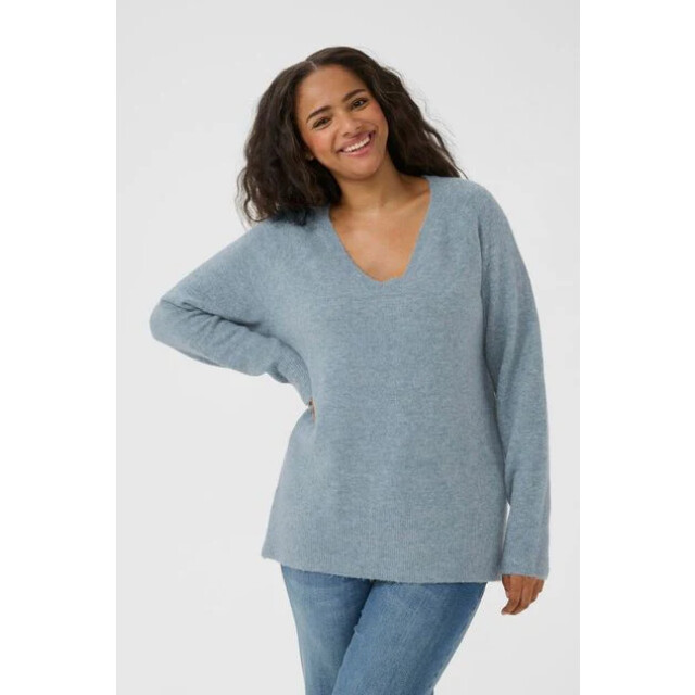 KAFFE Kcniela v-neck pullover 10583701 large