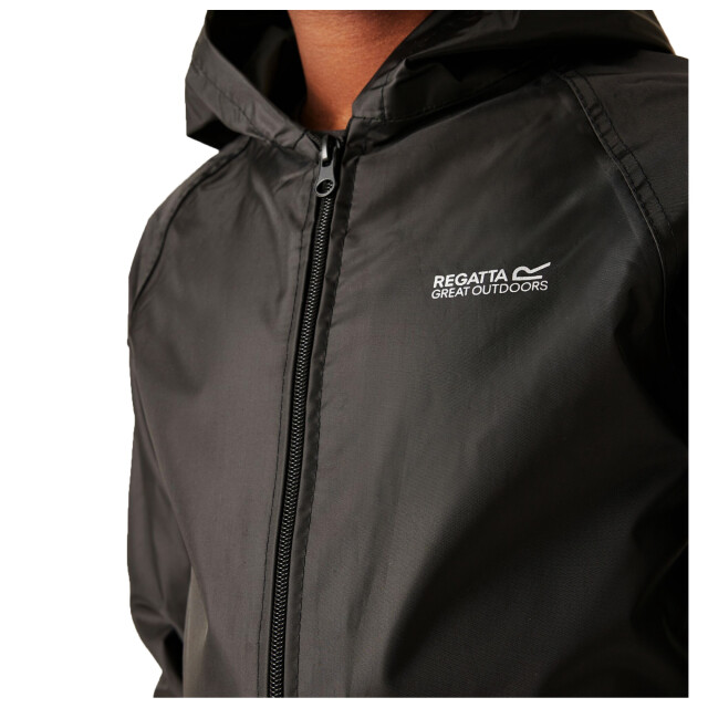 Regatta Geweldige outdoor kinder stormbreak waterbestendige jas UTRG1235_black large
