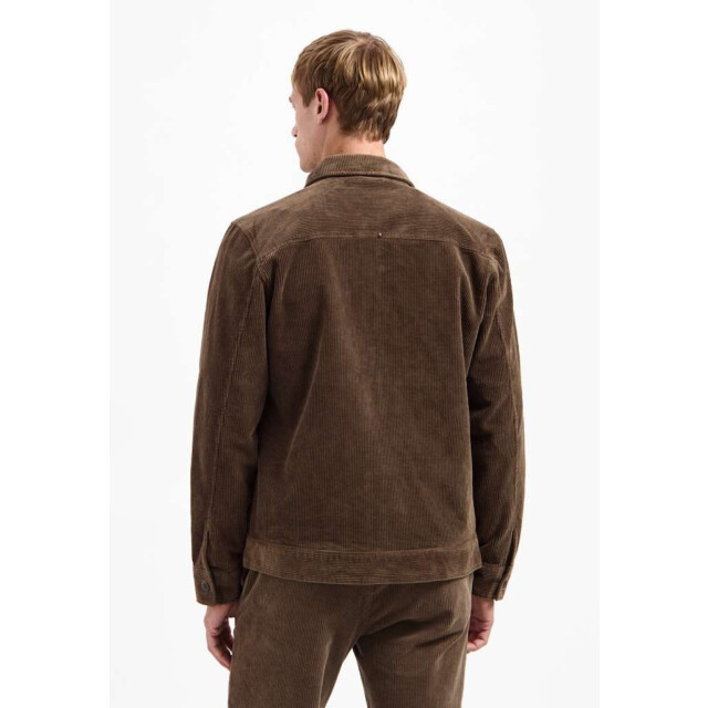 No Excess Overshirt zipper corduroy coord taupe 29510907-044 large