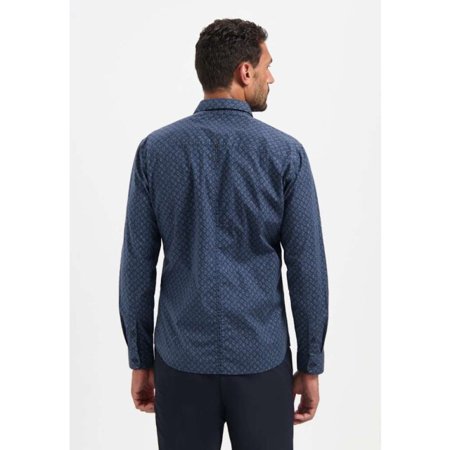 No Excess Shirt strech allover printed night 29430927-078 large