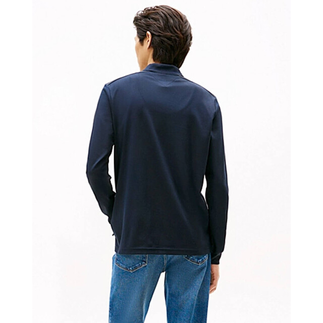 Tommy Hilfiger Polo lange mouw mw0mw42078 Tommy Hilfiger Polo lange mouw voor Heren in de kleur Licht blauw - Maat XXXL voor Heren in de kleur Licht blauw - Maat XXXL large