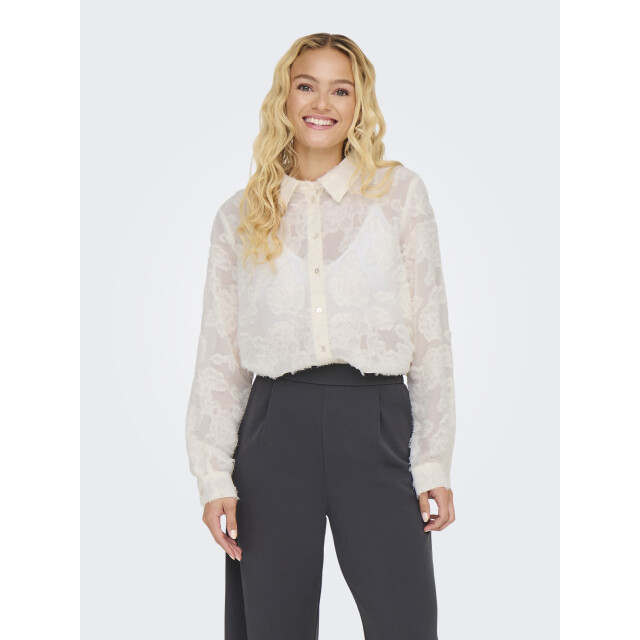 Jacqueline de Yong maia l/s shirt wvn 15332572 cloud dancer 06615.198.0122 large
