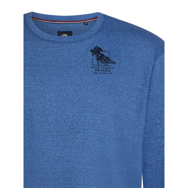 Petrol Industries Heren sweater m-3050-swr3090 5190 indie blue Petrol M 3050 SWR3090 5190IndieBlue large