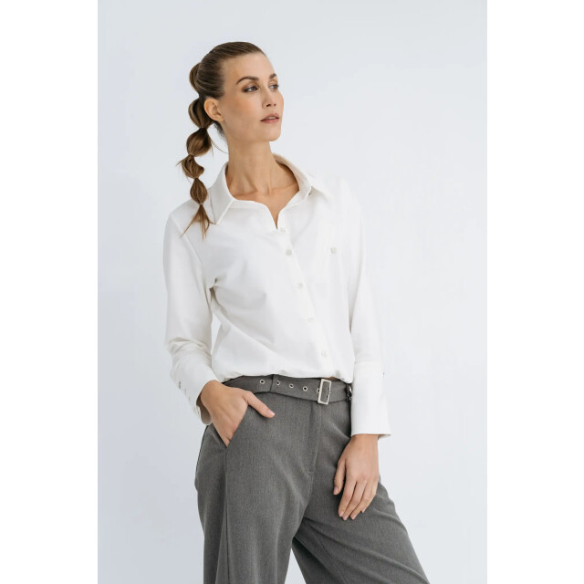 Zizo Hally pants fa25.hally.008 grey melange FA25.HALLY.008 large