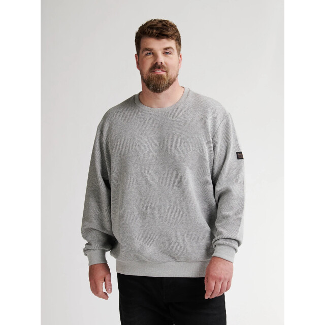 Petrol Industries Heren sweater m-3050-swr3100 9038 light grey Petrol M 3050 SWR3100 9038LightGrey large