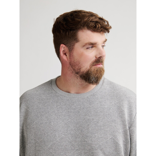 Petrol Industries Heren sweater m-3050-swr3100 9038 light grey Petrol M 3050 SWR3100 9038LightGrey large
