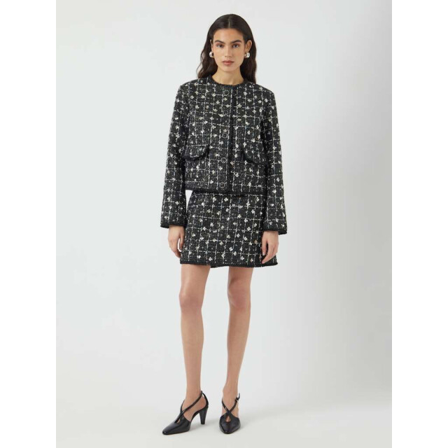 Y.A.S Yasvalenda ls tweed jacket show black 26038583-190939 large