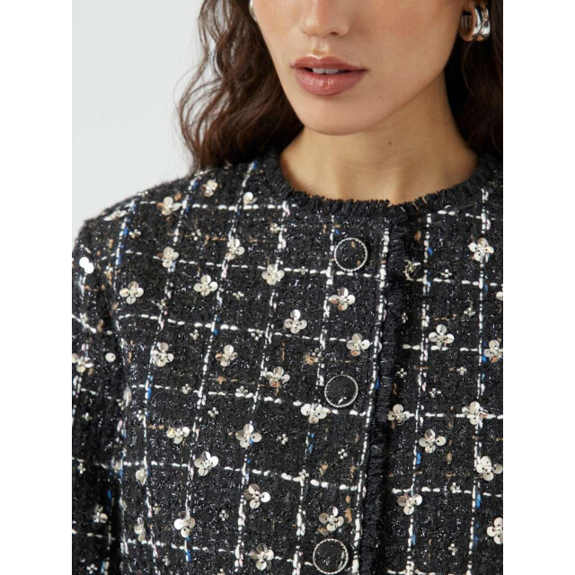 Y.A.S Yasvalenda ls tweed jacket show black 26038583-190939 large