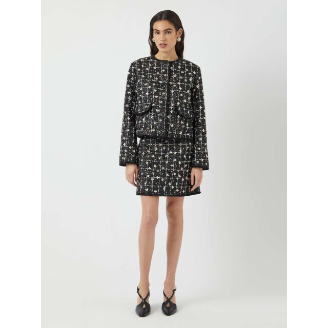 Y.A.S Yasvalenda hmw tweed skirt show black 26038584-190939 large