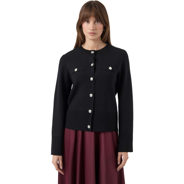 Y.A.S Yaspimi ls knit cardigan s. black 26025508-190939 large