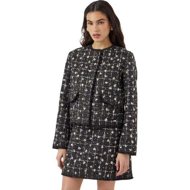 Y.A.S Yasvalenda ls tweed jacket show black 26038583-190939 large