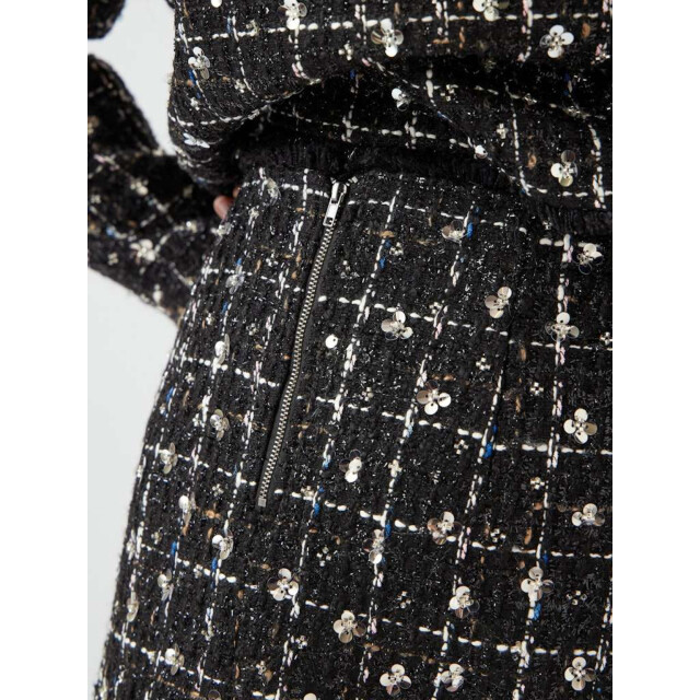 Y.A.S Yasvalenda hmw tweed skirt show black 26038584-190939 large