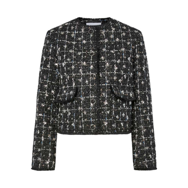Y.A.S Yasvalenda ls tweed jacket show black 26038583-190939 large