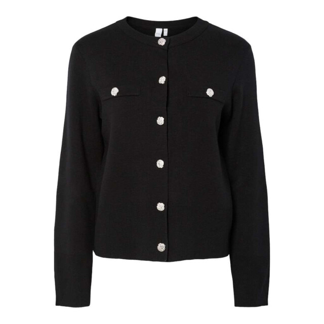 Y.A.S Yaspimi ls knit cardigan s. black 26025508-190939 large