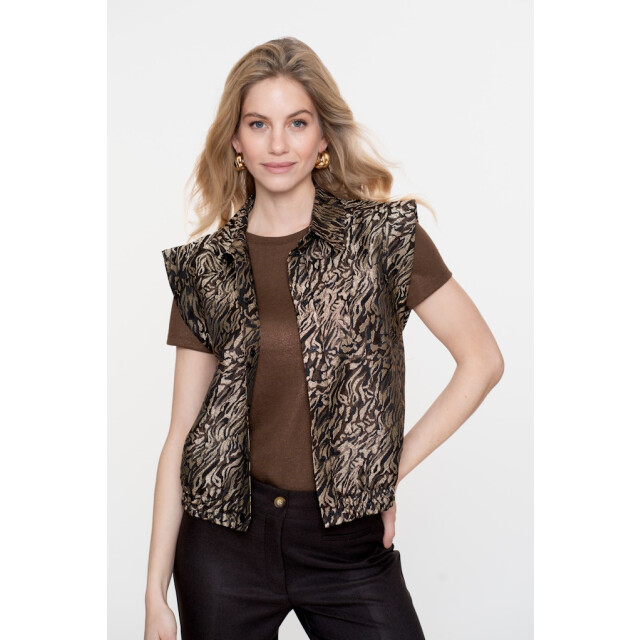Geisha 55715-20 gilet animal print 55715-20 large